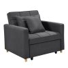 Suri 3-in-1 Convertible Lounge Chair Bed by Sarantino