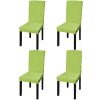 6 pcs Straight Stretchable Chair Cover