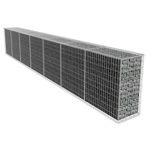 Gabion Wall with Cover Galvanised Steel