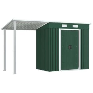 Garden Shed with Extended Roof Steel