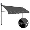 Manual Retractable Awning with LED