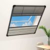 Insect Plisse Screen Window Aluminium with Shade