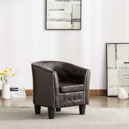 Tub Chair Faux Leather