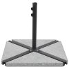 Umbrella Stand with Weight Plates Grey and Black