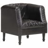 Tub Chair Real Goat Leather