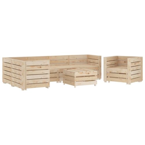 Garden Lounge Set Pallets Wood