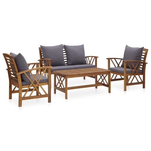 Garden Lounge Set Solid Acacia Wood (310266+310272)