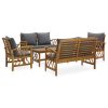Garden Lounge Set Solid Acacia Wood (310266+310272)