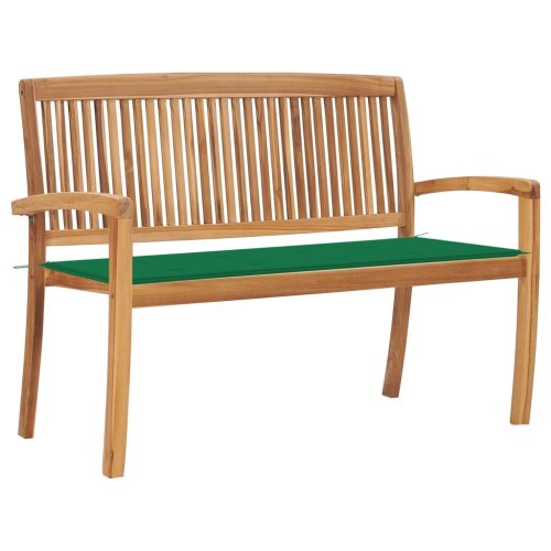 Stacking Garden Bench with Cushion