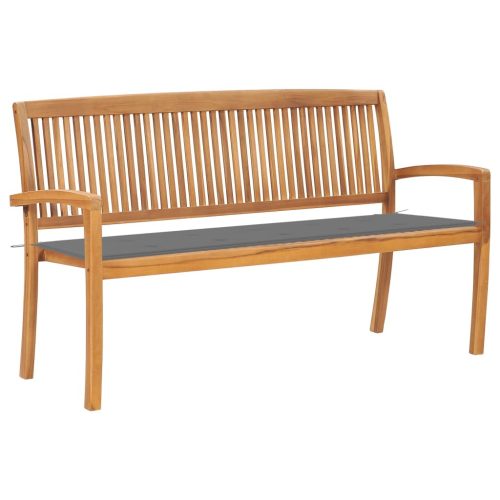 Stacking Garden Bench with Cushion