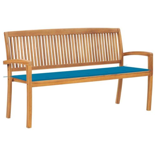 Stacking Garden Bench with Cushion