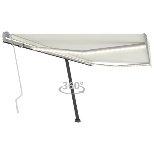 Manual Retractable Awning with LED