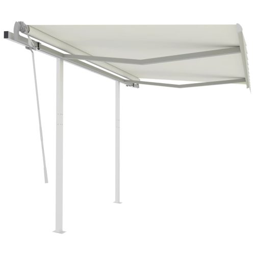 Manual Retractable Awning with Posts