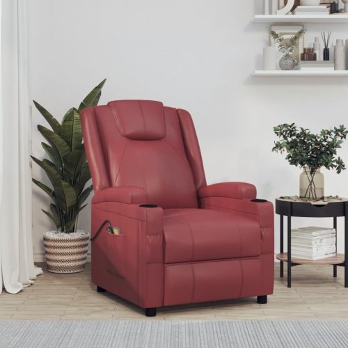 Stand up Massage Reclining Chair Faux Leather