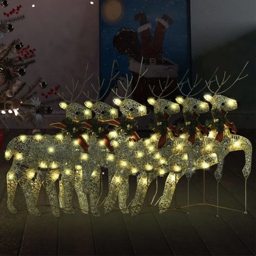 Christmas Reindeers Gold 40 LEDs