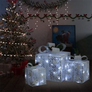 Decorative Christmas Gift Boxes 3 pcs Outdoor Indoor