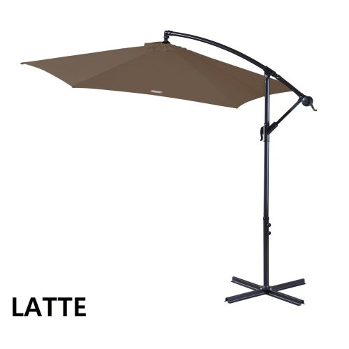 Outdoor 3 Metre Cantilever Umbrella (No Cover)