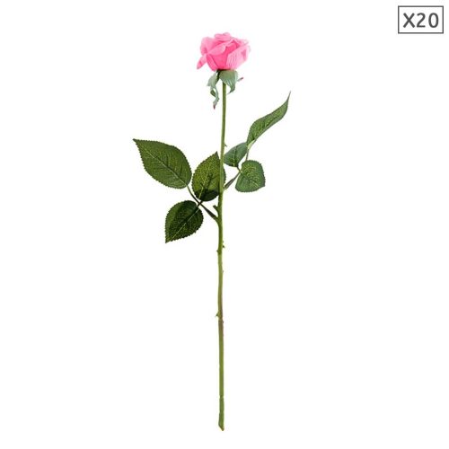 Artificial Silk Flower Fake Rose Bouquet Table Decor
