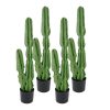 95cm Green Artificial Indoor Cactus Tree Fake Plant Simulation Decorative 2 Heads