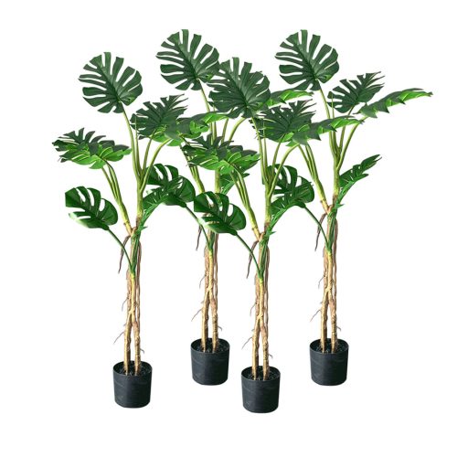 Green Artificial Indoor Turtle Back Tree Fake Fern Plant Decorative