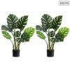 Artificial Indoor Potted Turtle Back Fake Decoration Tree Flower Pot Plant