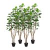 Green Artificial Indoor Pocket Money Tree Fake Plant Simulation Decorative