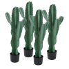 70cm Green Artificial Indoor Cactus Tree Fake Plant Simulation Decorative 5 Heads