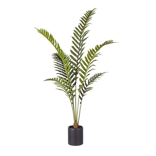 Artificial Green Rogue Hares Foot Fern Tree Fake Tropical Indoor Plant Home Office Decor