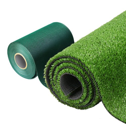 Artificial Grass Synthetic Fake Turf Plants Plastic Lawn Olive