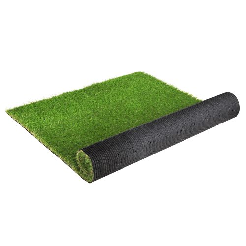 Artificial Grass Synthetic Fake Turf Plants Plastic Lawn Olive