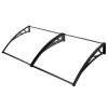 Window Door Awning Outdoor Solid Polycarbonate Canopy Patio DIY