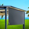 Outdoor Blind Privacy Screen Roll Down Awning Canopy Window