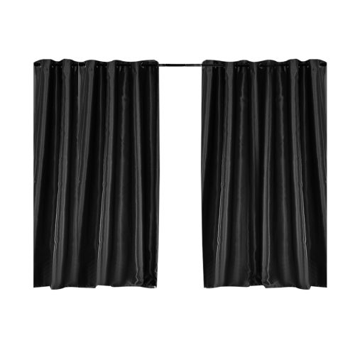 2X Blockout Curtains Blackout Curtain Bedroom Window Eyelet