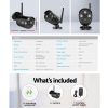 3MP Wireless Security Camera System IP CCTV Home – 1