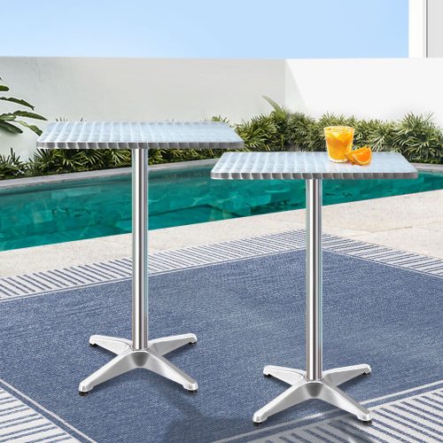 Outdoor Bar Table Indoor Furniture Adjustable Aluminium