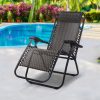 Zero Gravity Recliner Chairs Outdoor Sun Lounge Beach Chair Camping