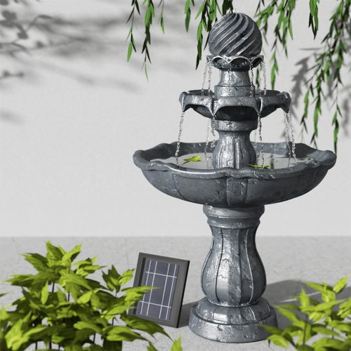 3 Tier Solar Powered Water Fountain