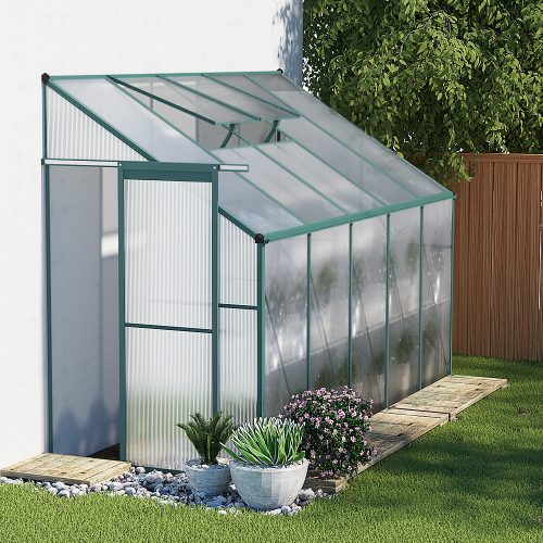 Greenhouse Aluminium Polycarbonate Green House Garden Shed