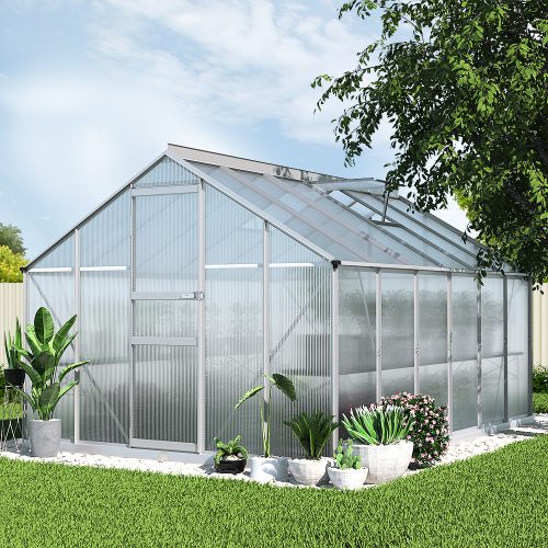 Greenhouse Aluminium Green House Polycarbonate Garden Shed