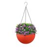 Hanging Resin Flower Pot Self Watering Basket Planter Indoor Outdoor Garden Decor