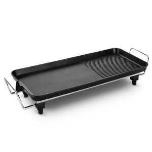 Electric BBQ Grill Teppanyaki Tough Non-stick Surface Hot Plate Kitchen