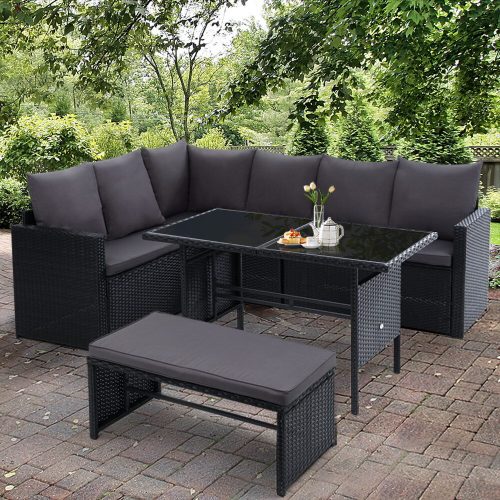 Outdoor Furniture Dining Setting Sofa Set Lounge Wicker 8 Seater
