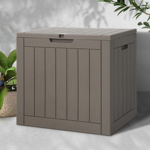 Outdoor Storage Box 118L Container Lockable Indoor Garden Toy Tool Shed