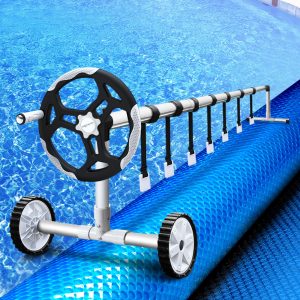 Swimming Pool Cover Roller Wheel Solar Blanket 500 Microns