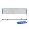 Portable Sports Net Stand Badminton Volleyball Tennis Soccer Blue