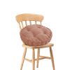 Round Cushion Soft Leaning Plush Backrest Throw Seat Pillow Home Office Decor