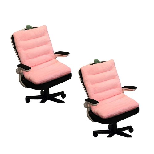 Pink One Piece Strawberry Cushion Office Sedentary Butt Mat Back Waist Chair Support Home Decor
