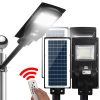 LED Solar Street Flood Light Motion Sensor Remote Outdoor Garden Lamp Lights