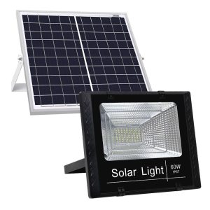 Leier 80 LED Solar Street Light 60W Flood Motion Sensor Remote Outdoor Wall Lamp