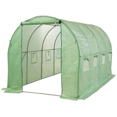 Greenhouse Plastic Cover Film Walk in Outdoor Garden Green House Tunnel